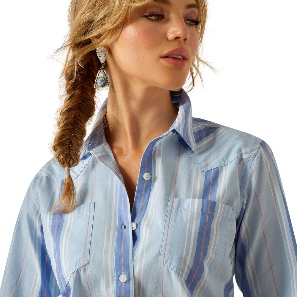 Chemise Billie Jean Blue Stripe - Femme