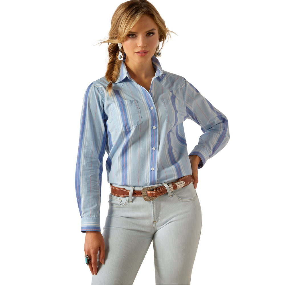 Chemise Billie Jean Blue Stripe - Femme