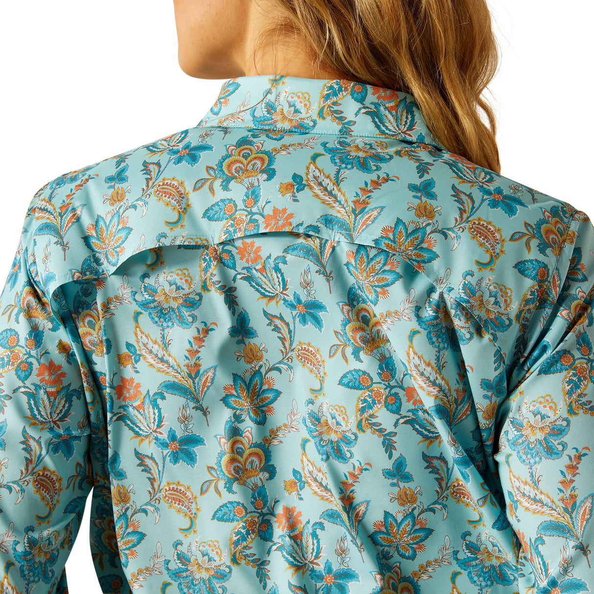 Chemise western VentTek Blue Paisley - Femme