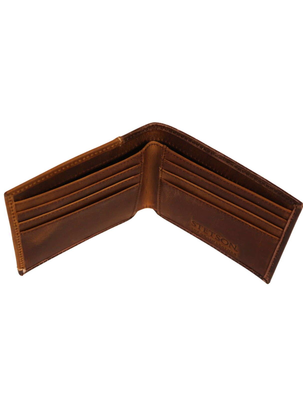 Brown Hair Vintage Bi-Fold Wallet