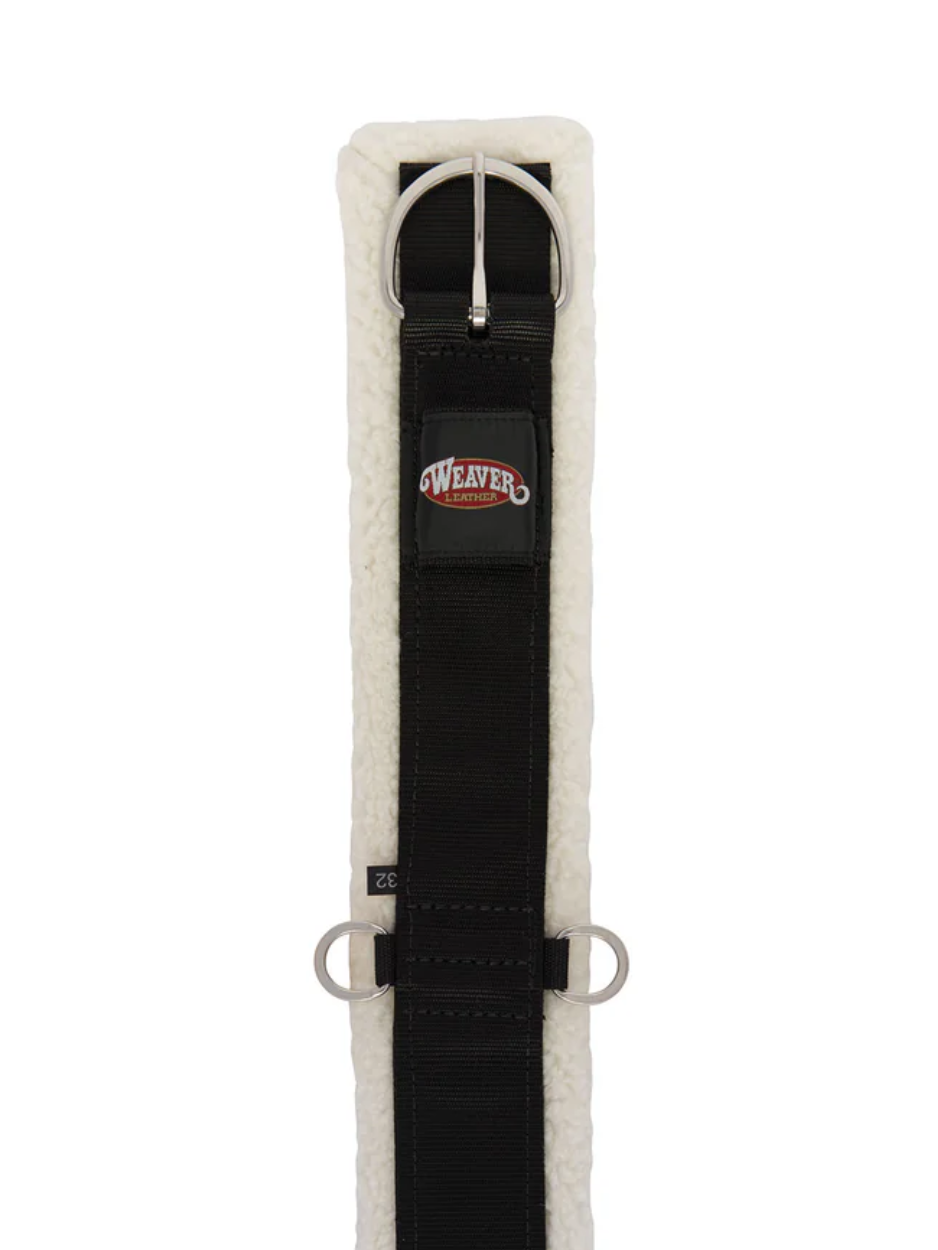 Sangle Western droite doublée en laine mérinos