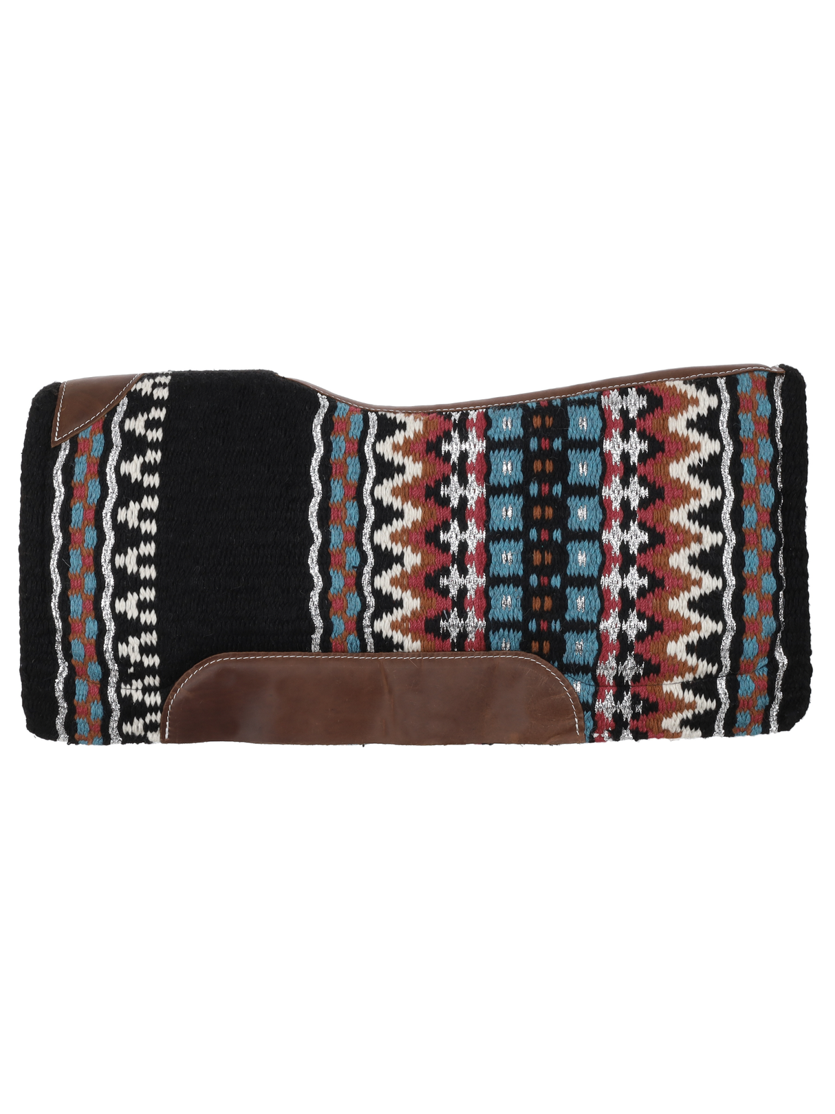 Western Rodeo Royale rug, contoured wool and felt