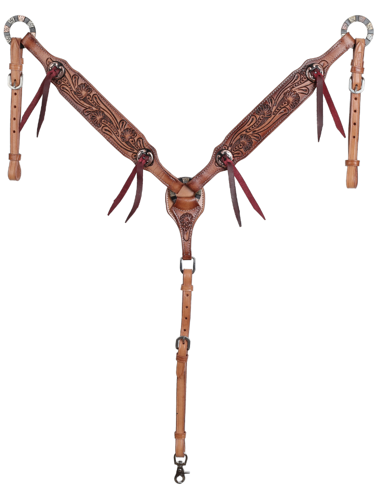 Ensemble de bride & bricole western Petal Trail