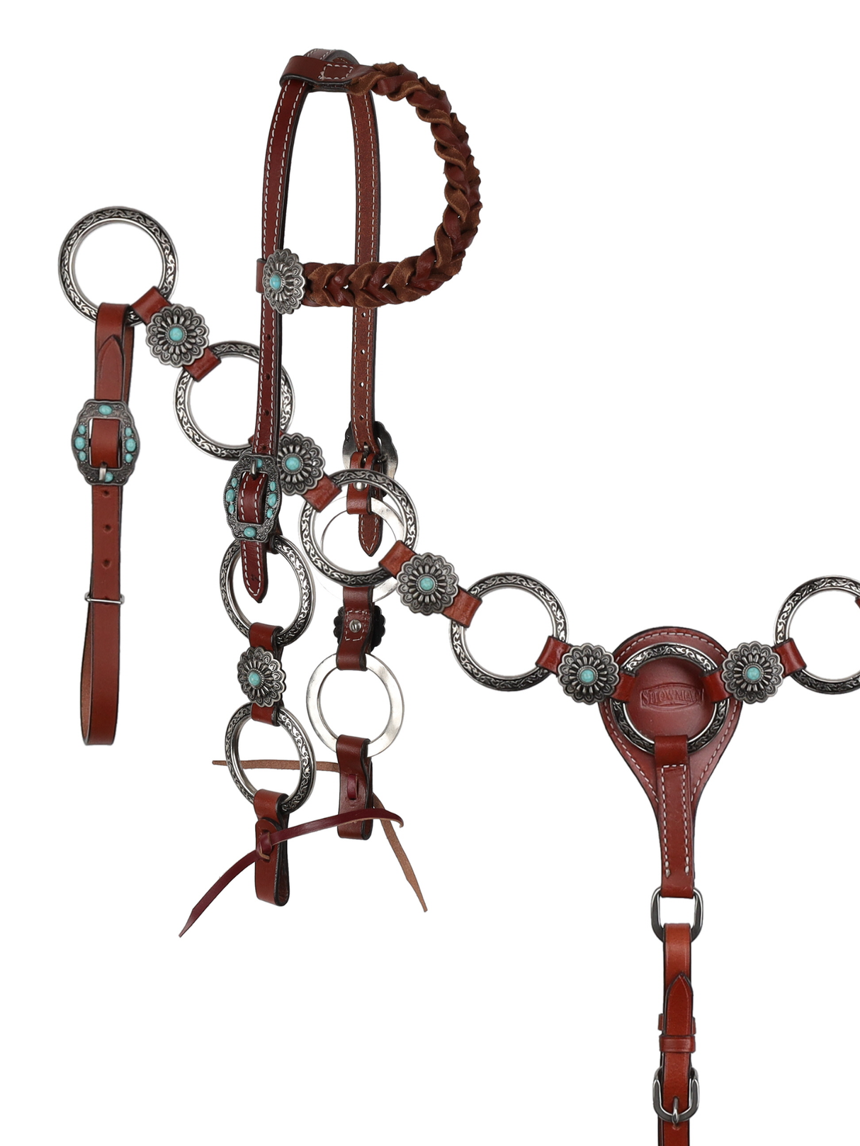 Ensemble Western bride à oreille et bricole Wildflower Halo