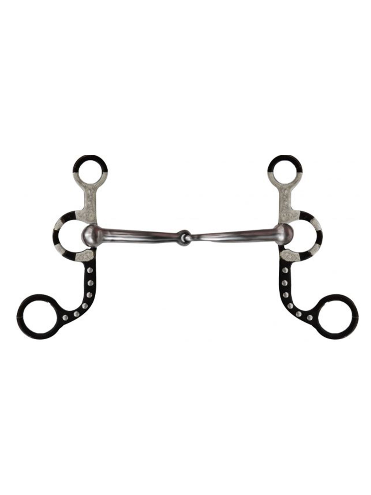 Mors western simple brisure Silver Beads et accents engravés