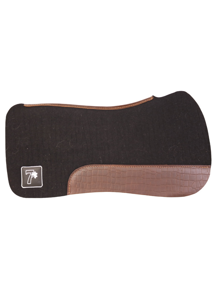Tapis Western Noir Alligator brun NOUVEAU LOGO