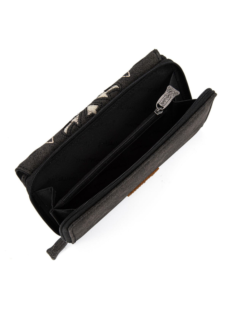 Portefeuille Genuine Hair-On Cowhide RFID