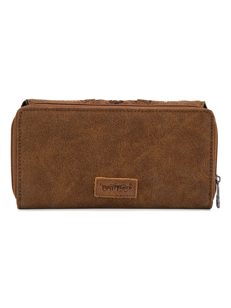 Portefeuille Genuine Hair-On Cowhide RFID