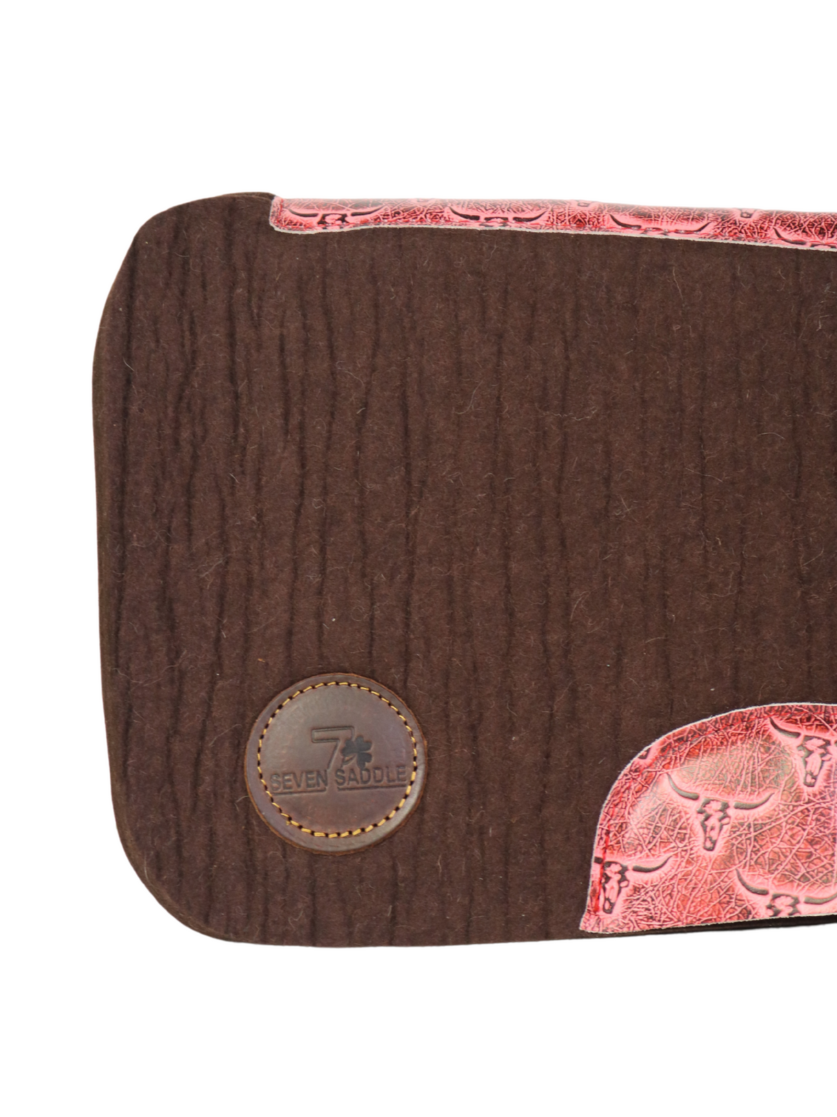 Red Longhorn Brown Western Rug