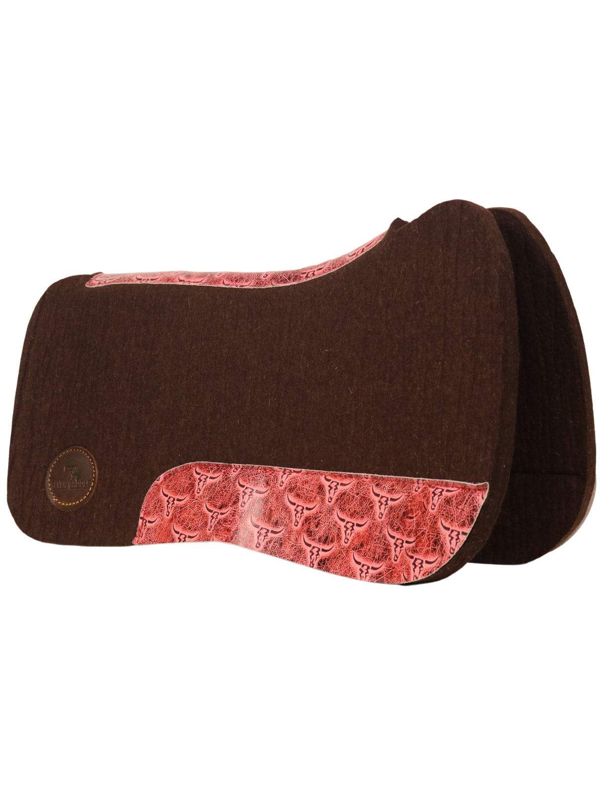 Red Longhorn Brown Western Rug