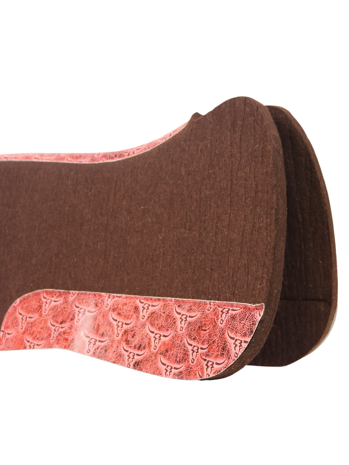 Red Longhorn Brown Western Rug