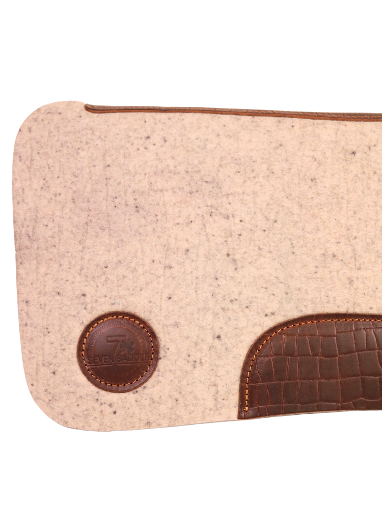 Tapis Western Beige/Gris Alligator Brun