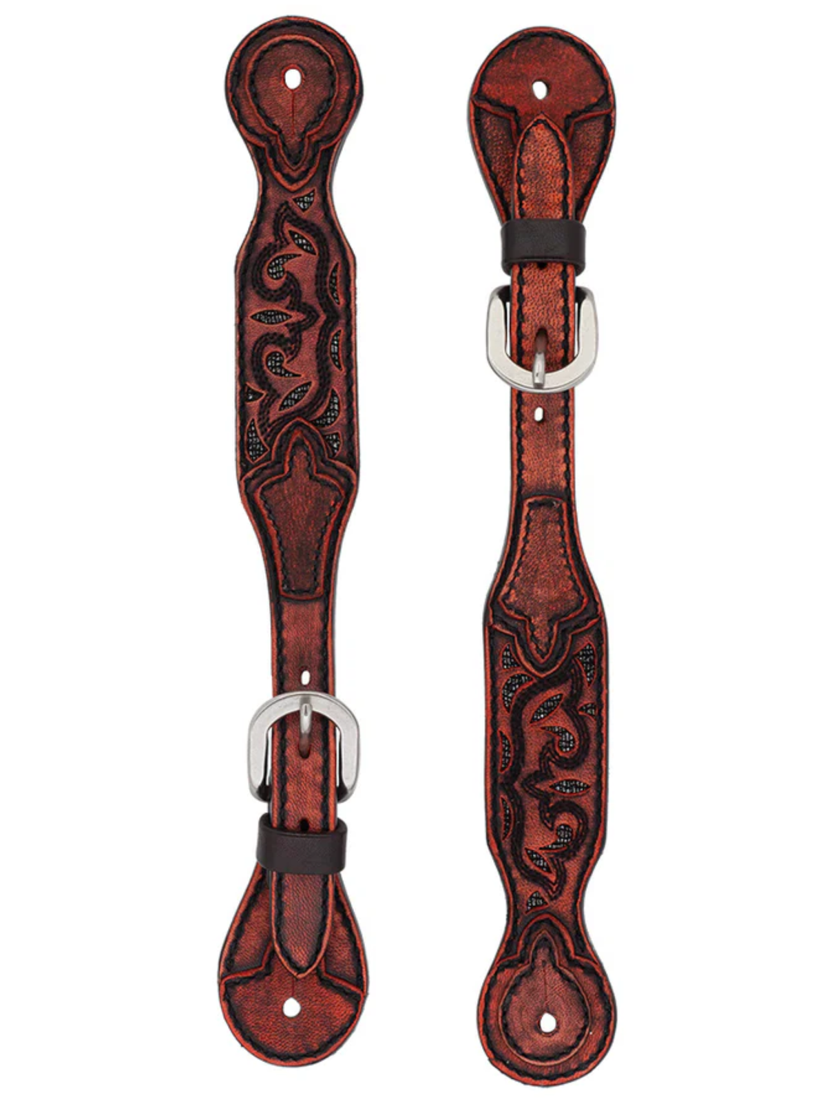 Courroies d'éperons Western Turquoise Cross Pioneer - Adulte