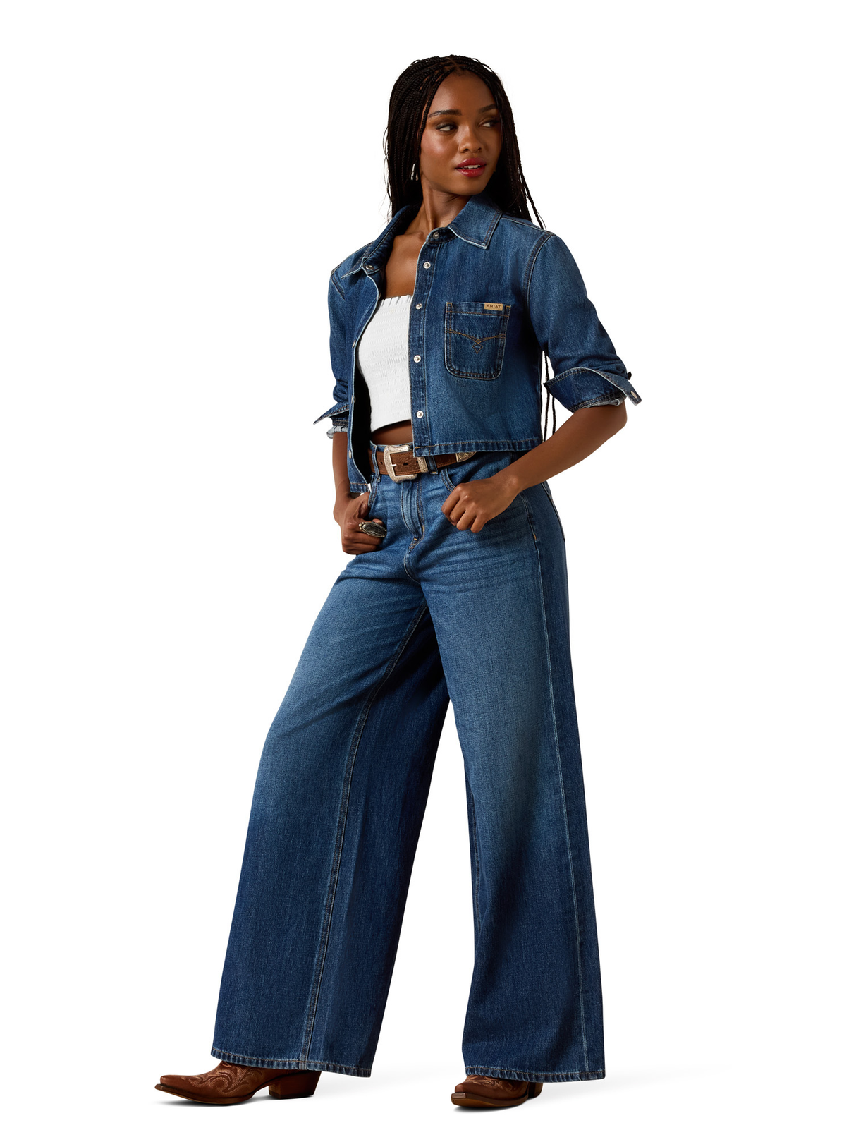 Jeans Calamity Comfort Wide Leg Ultra High Rise - Femme