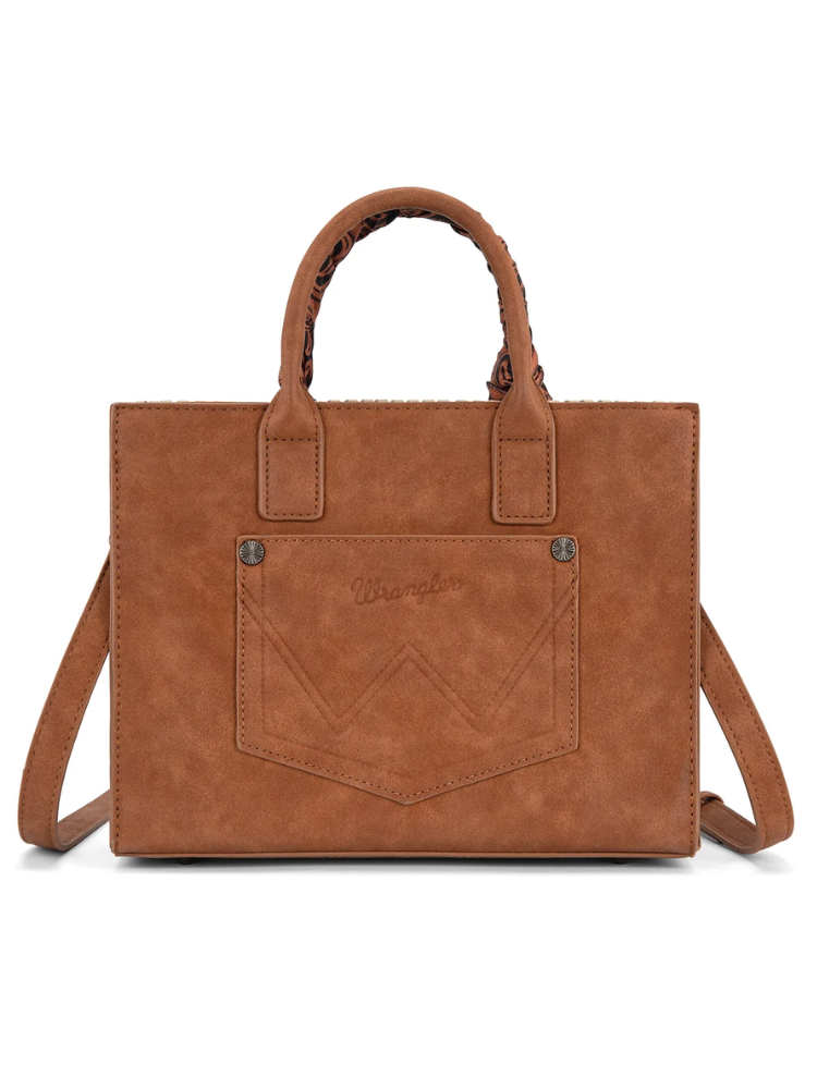 Sac à main Western Whipstitch Aztec avec poignées et bandoulière