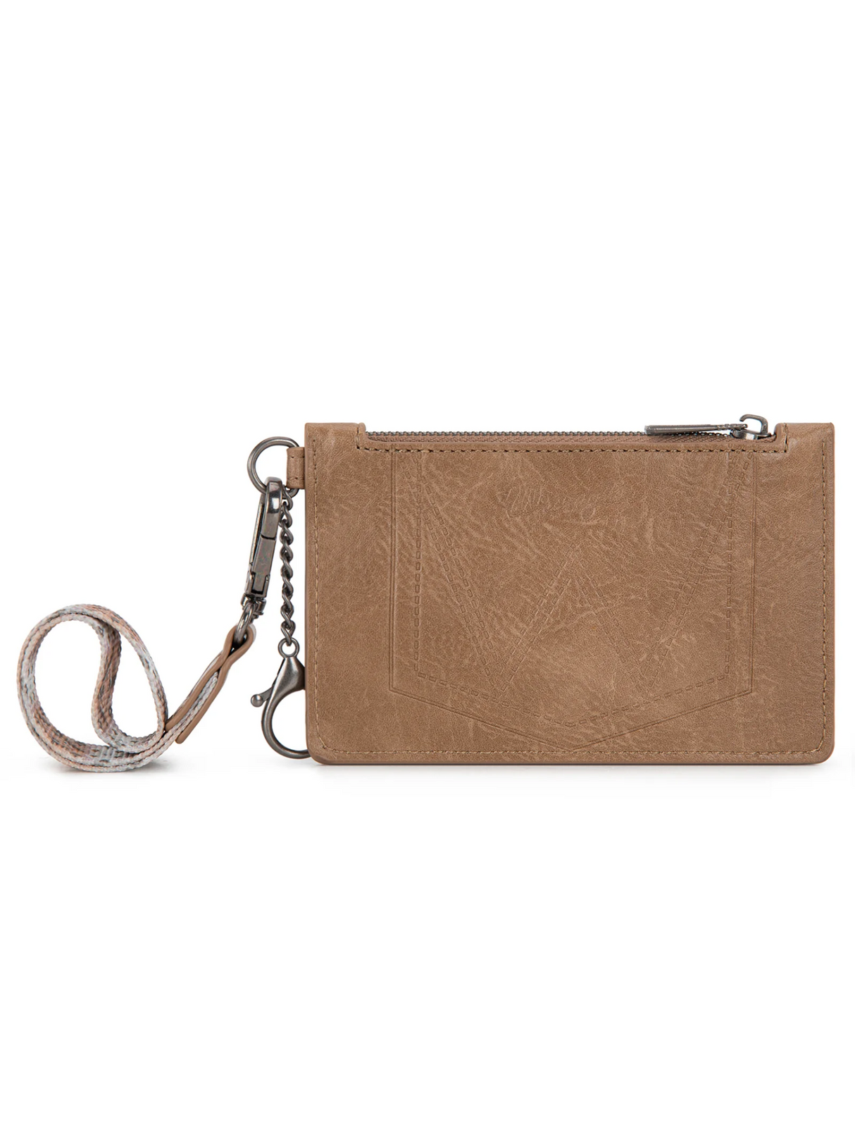 Portefeuille porte-clés avec imprimé aztèque