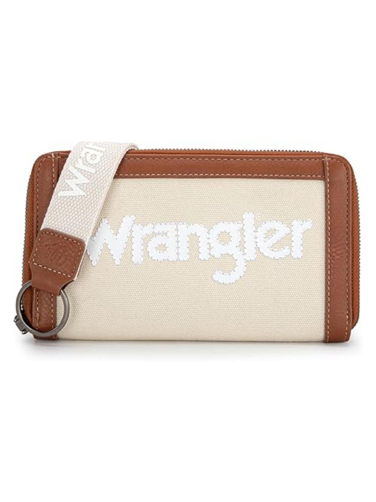 Porte-Monnaie Leather Trim Canvas