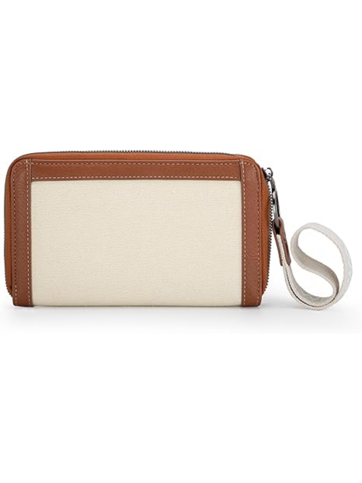 Porte-Monnaie Leather Trim Canvas