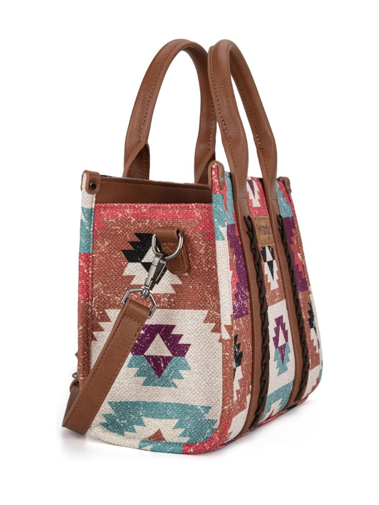 Sac à main Tote/Crossbody Southwestern double face