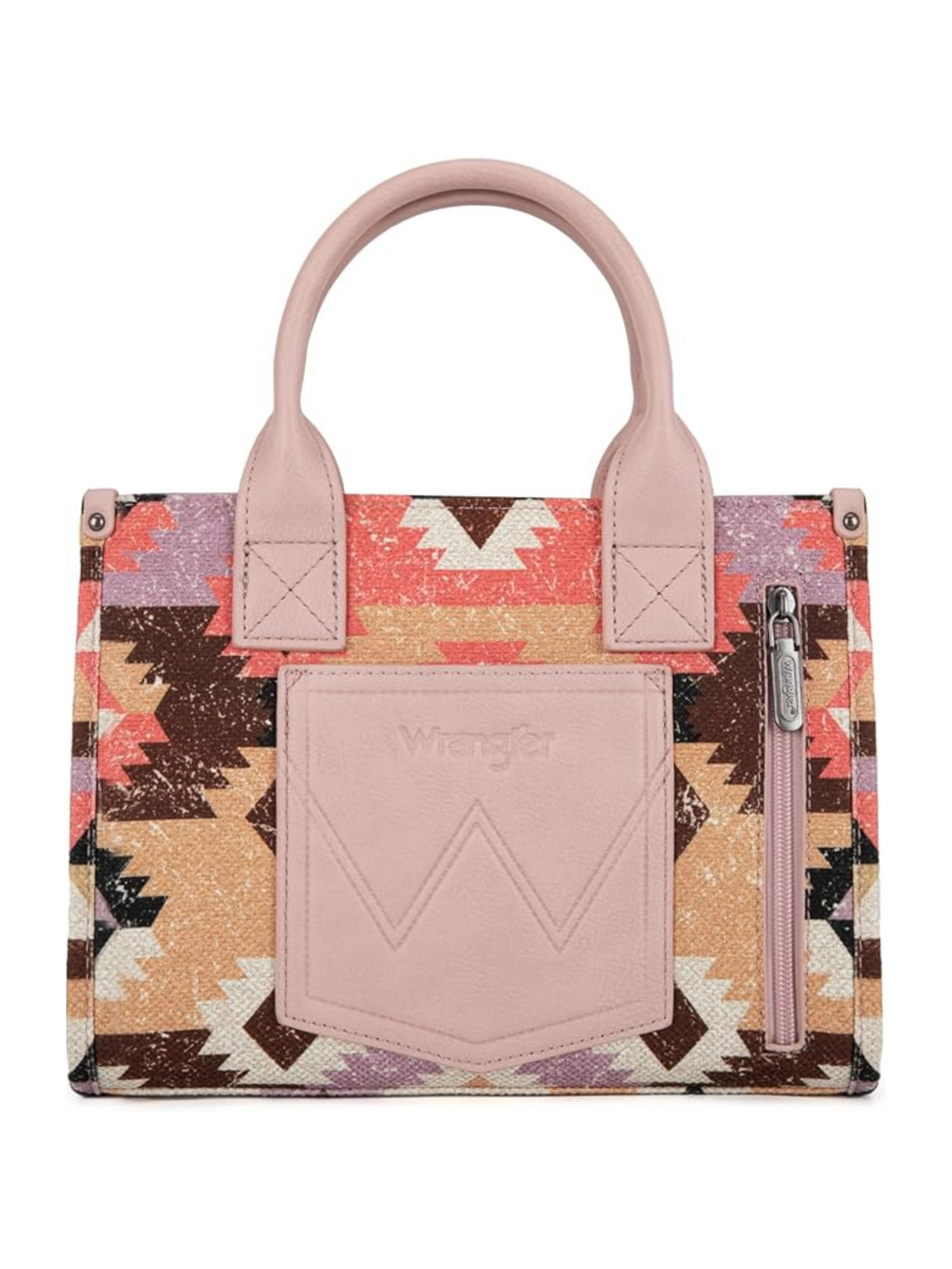 Sac à main Tote/Crossbody Southwestern double face