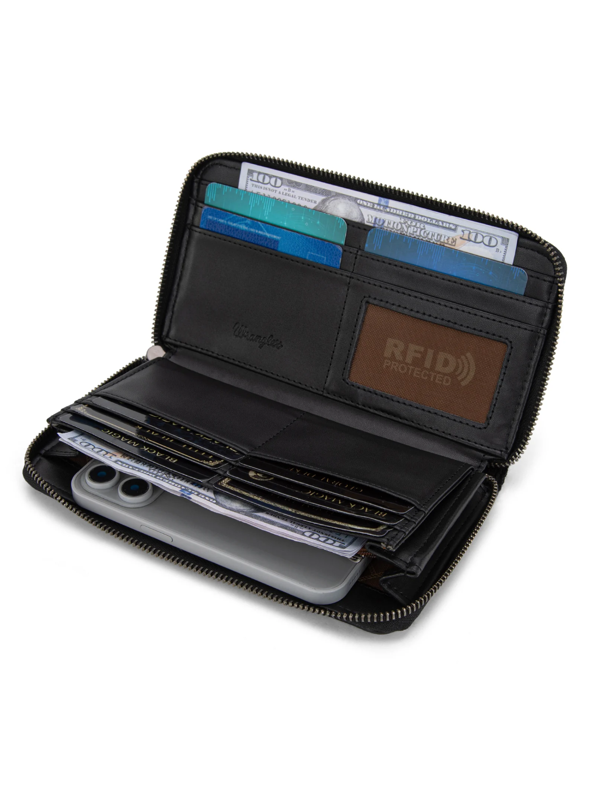 Portefeuille wristlet Southwestern Knitted