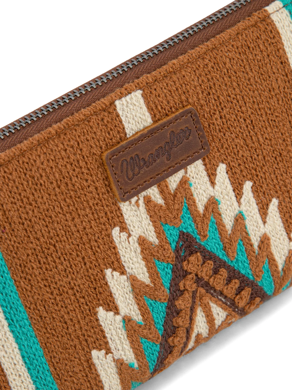 Portefeuille wristlet Southwestern Knitted
