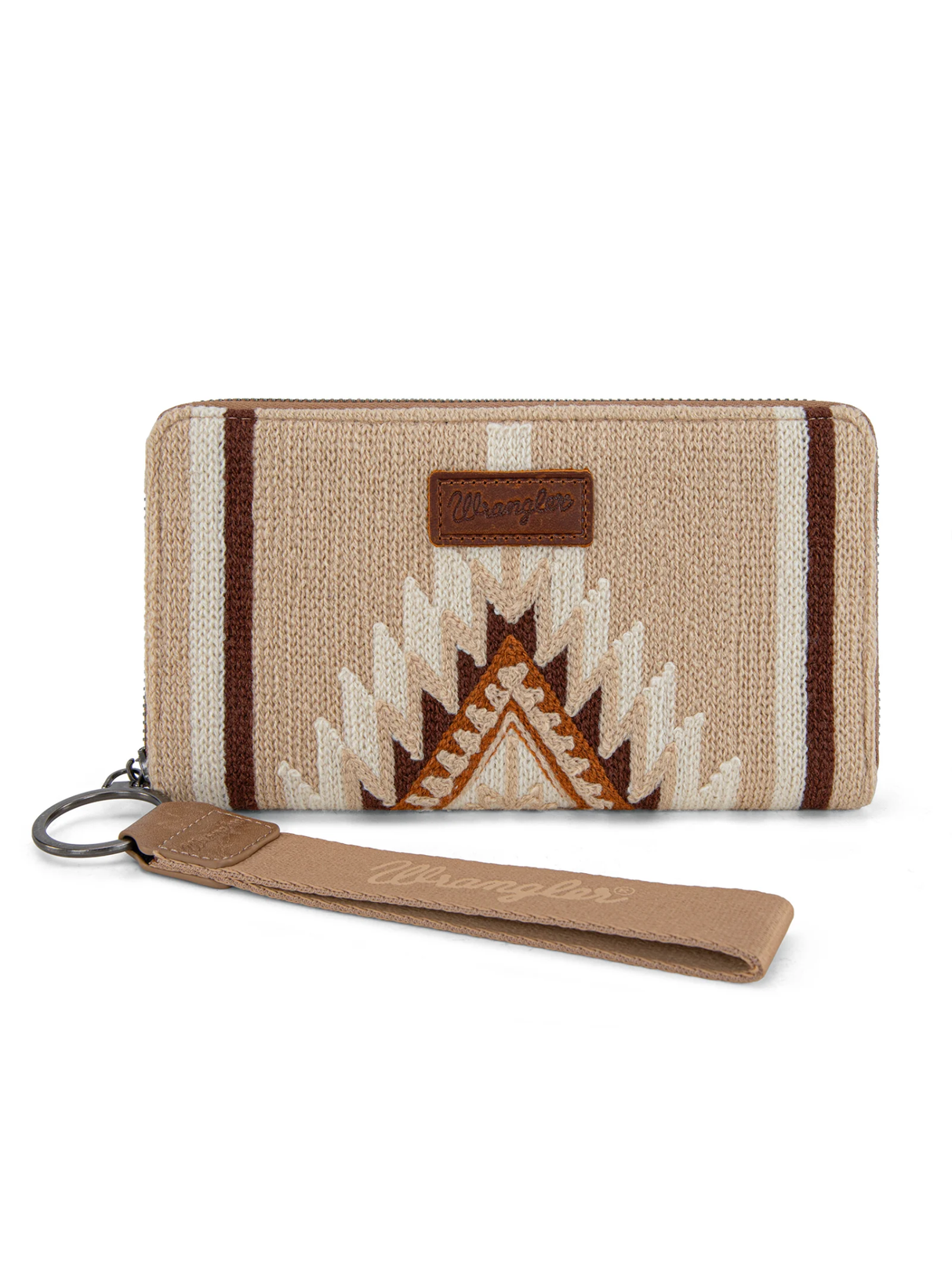 Portefeuille wristlet Southwestern Knitted