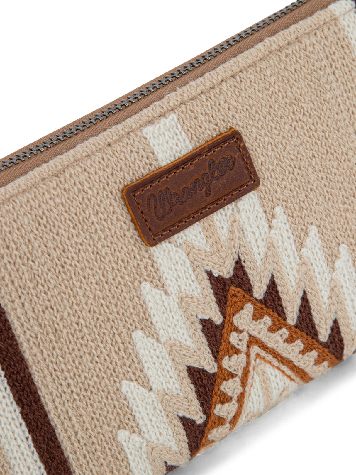 Portefeuille wristlet Southwestern Knitted