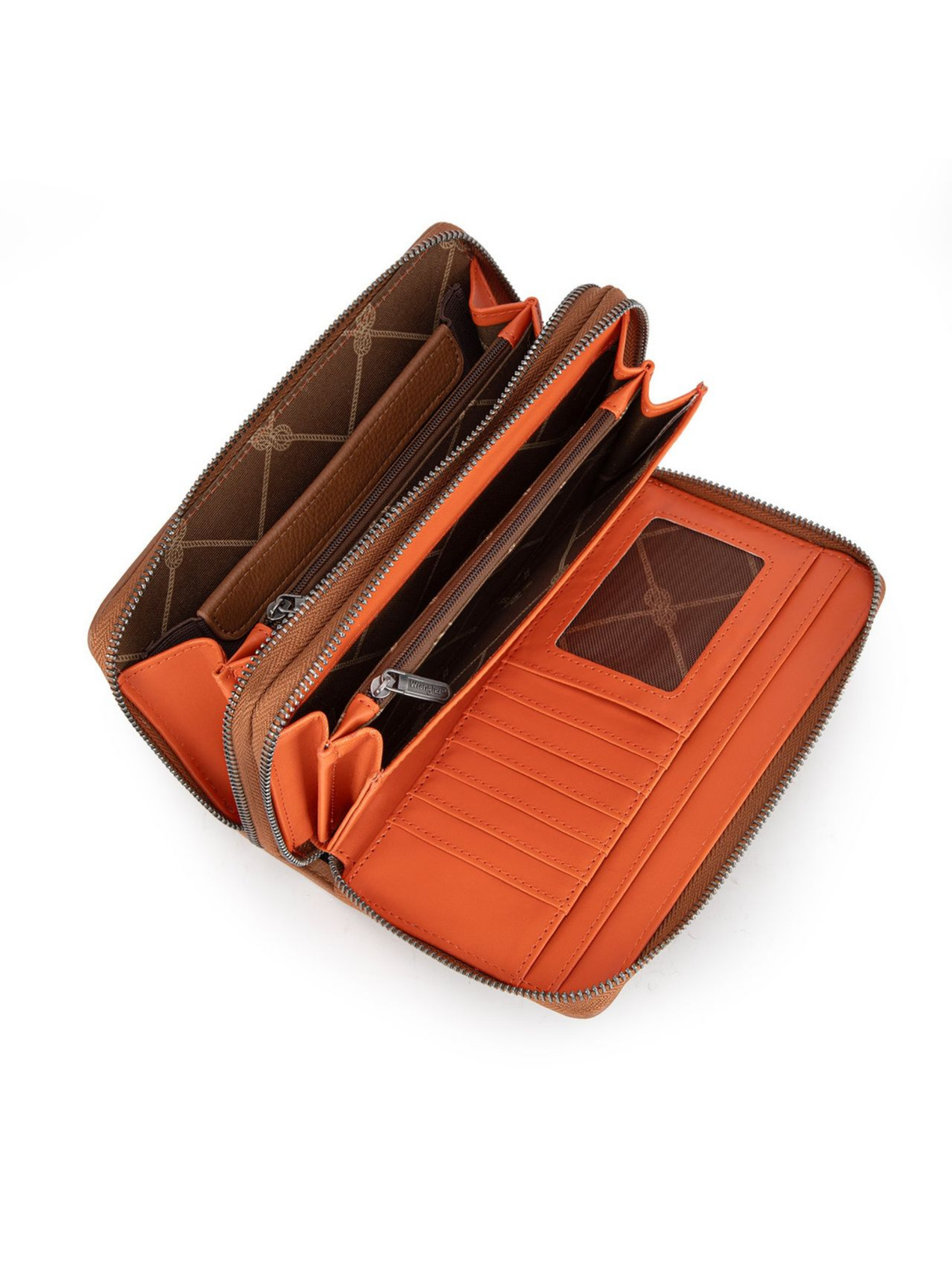 Portefeuille à double compartiment zippé - Protection RFID