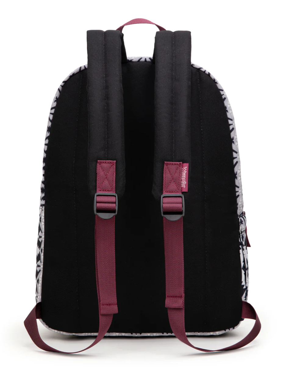 Aztec pattern backpack