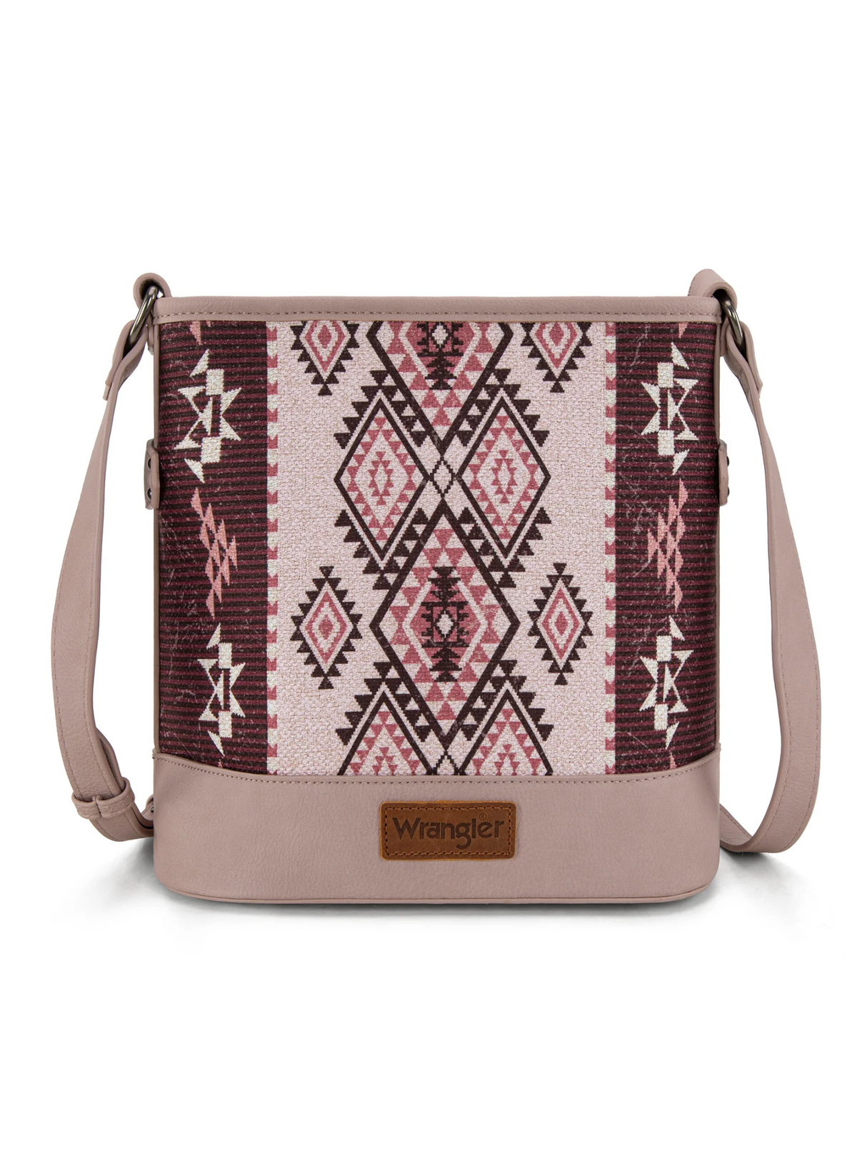 Aztec Distressed Print Dual Shoulder Bag