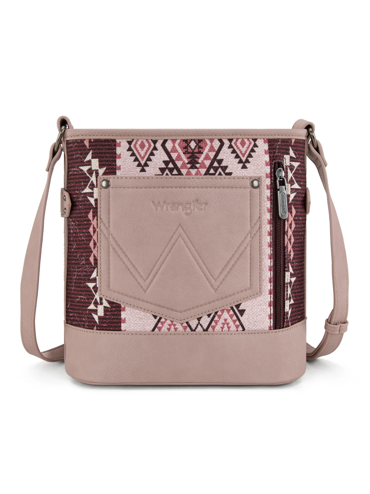 Aztec Distressed Print Dual Shoulder Bag