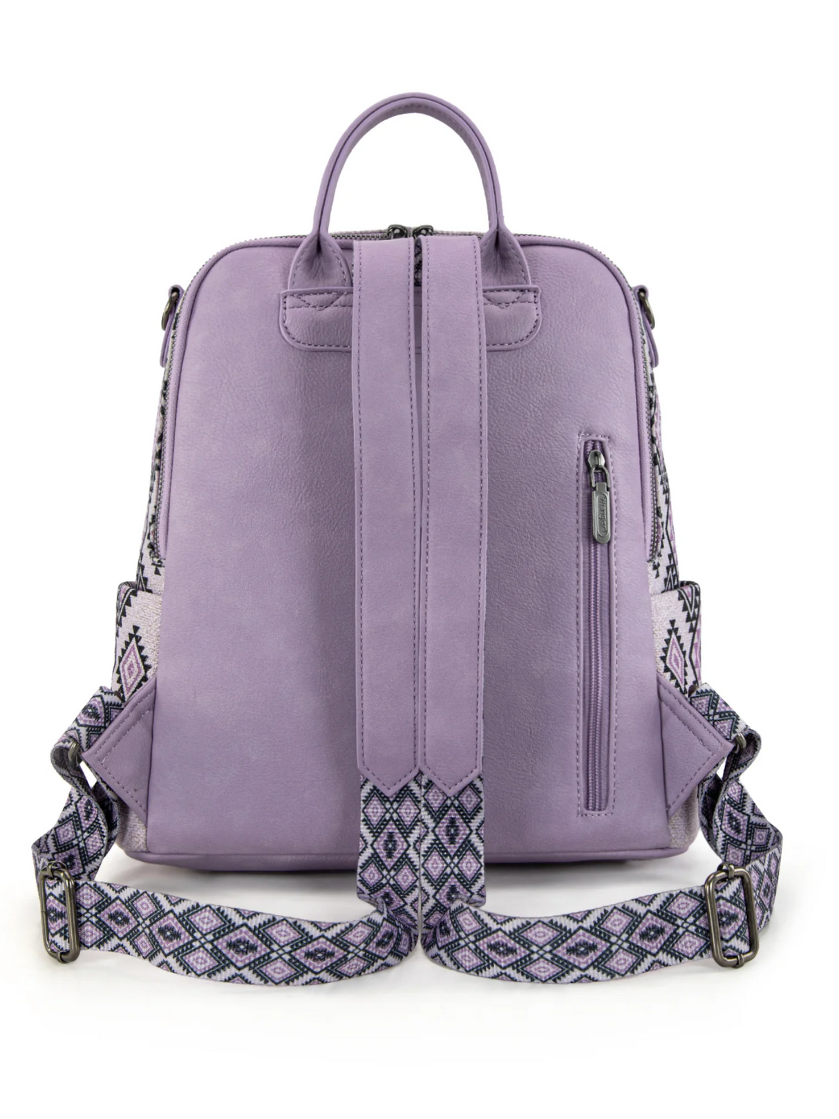 Aztec Print Backpack and Crossbody Bag