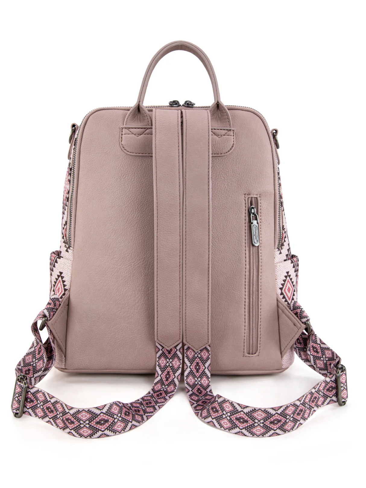 Aztec Print Backpack and Crossbody Bag