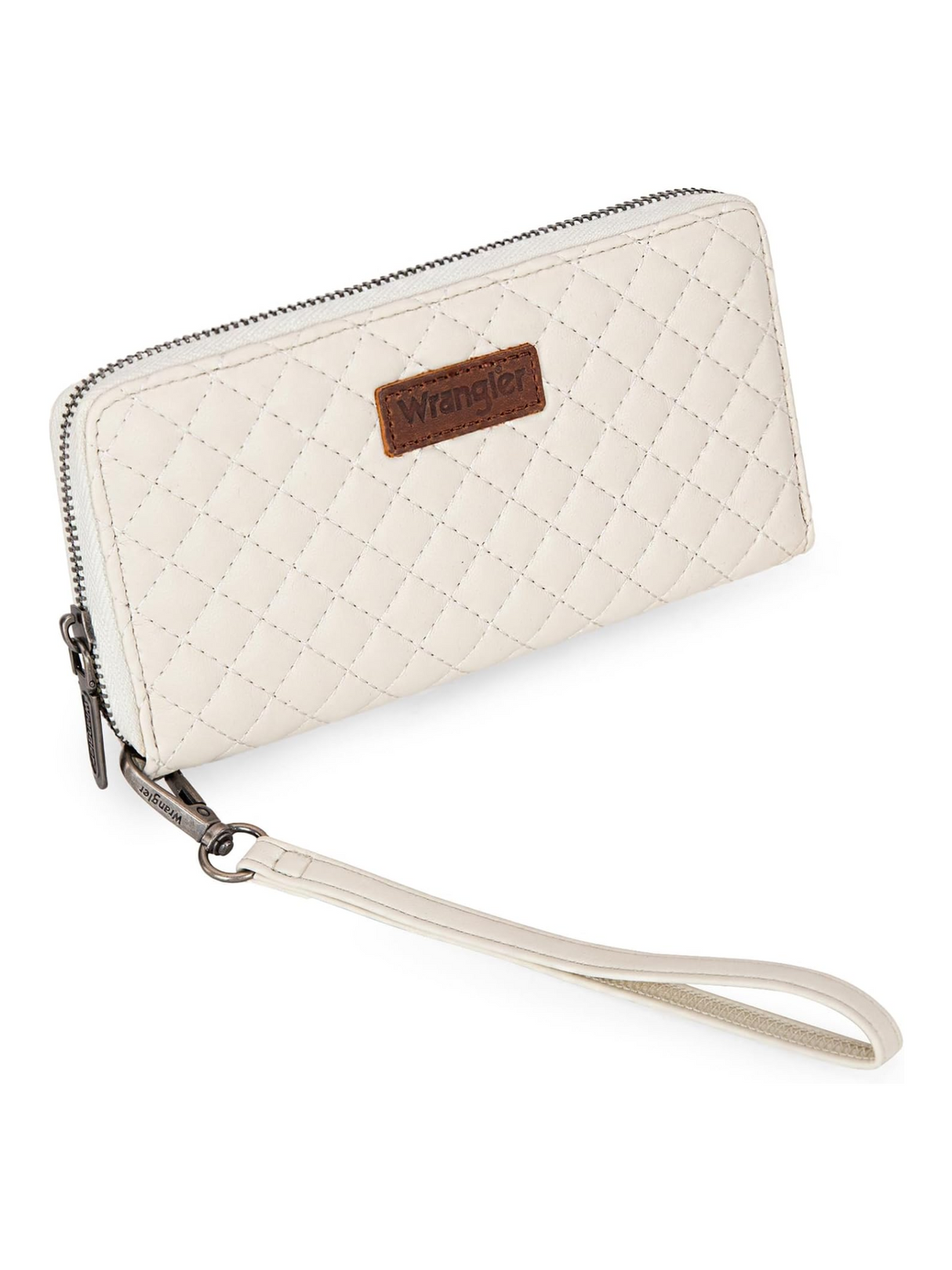 Portefeuille matelassé RFID avec dragonne amovible