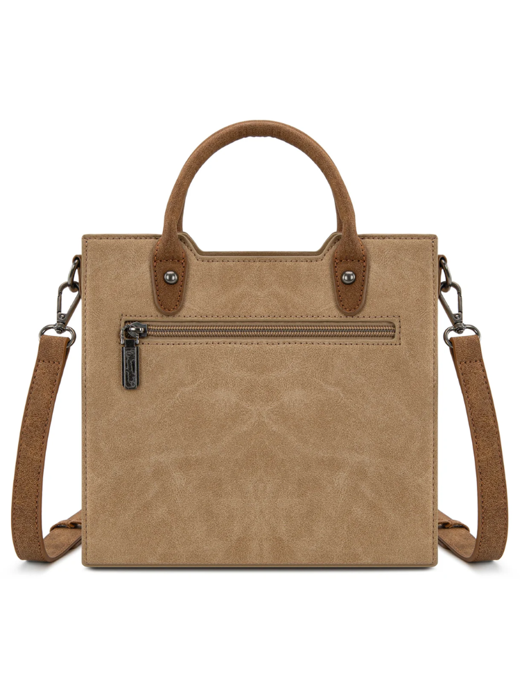 Petit sac à main Western tressé à poignée et bandoulière