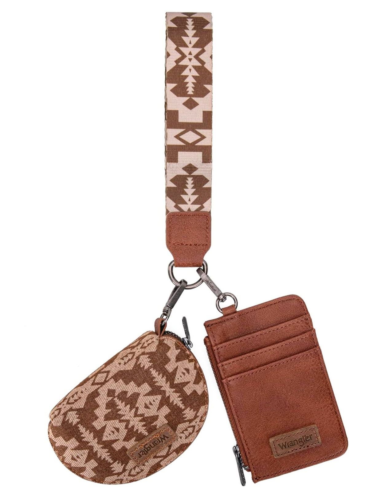 Mini Triple Aztec Canvas Print Pouch Set