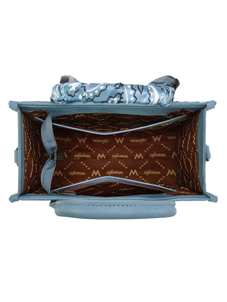 Braided Paisley Bandana Handbag