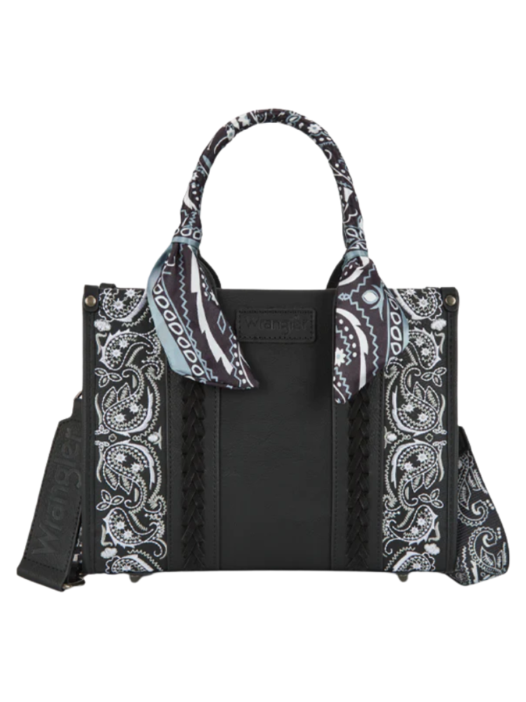 Braided Paisley Bandana Handbag