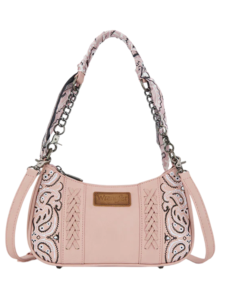 Braided Paisley Bandana Shoulder Bag