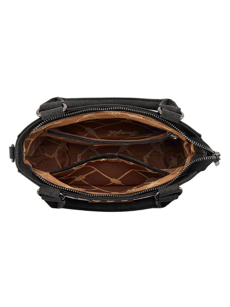 Mini sac à main satchel / bandoulière Embroidered Swirl