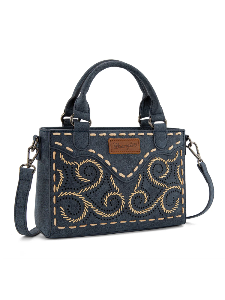 Mini sac à main satchel / bandoulière Embroidered Swirl