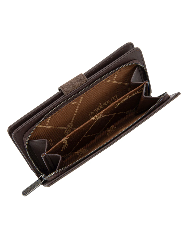 Portefeuille Western Floral Tooled RFID