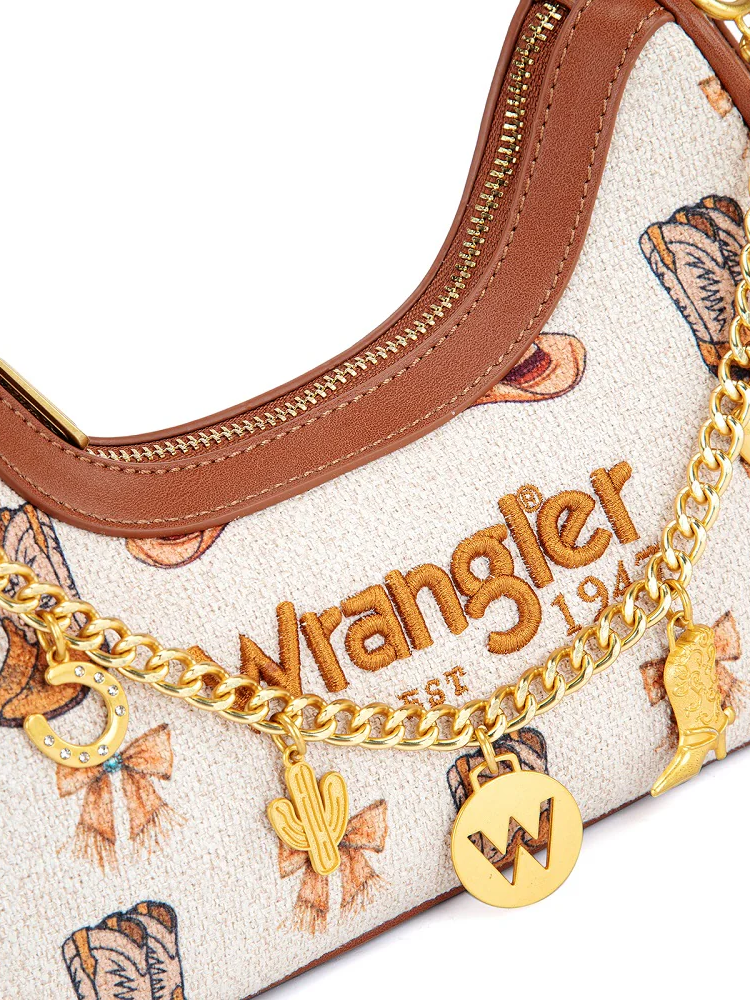 Western Cowgirl Print Shoulder Bag