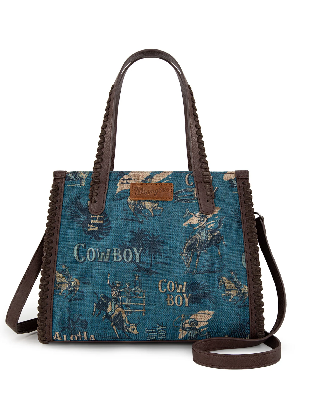Sac à main Vintage satchel cowboy rétro