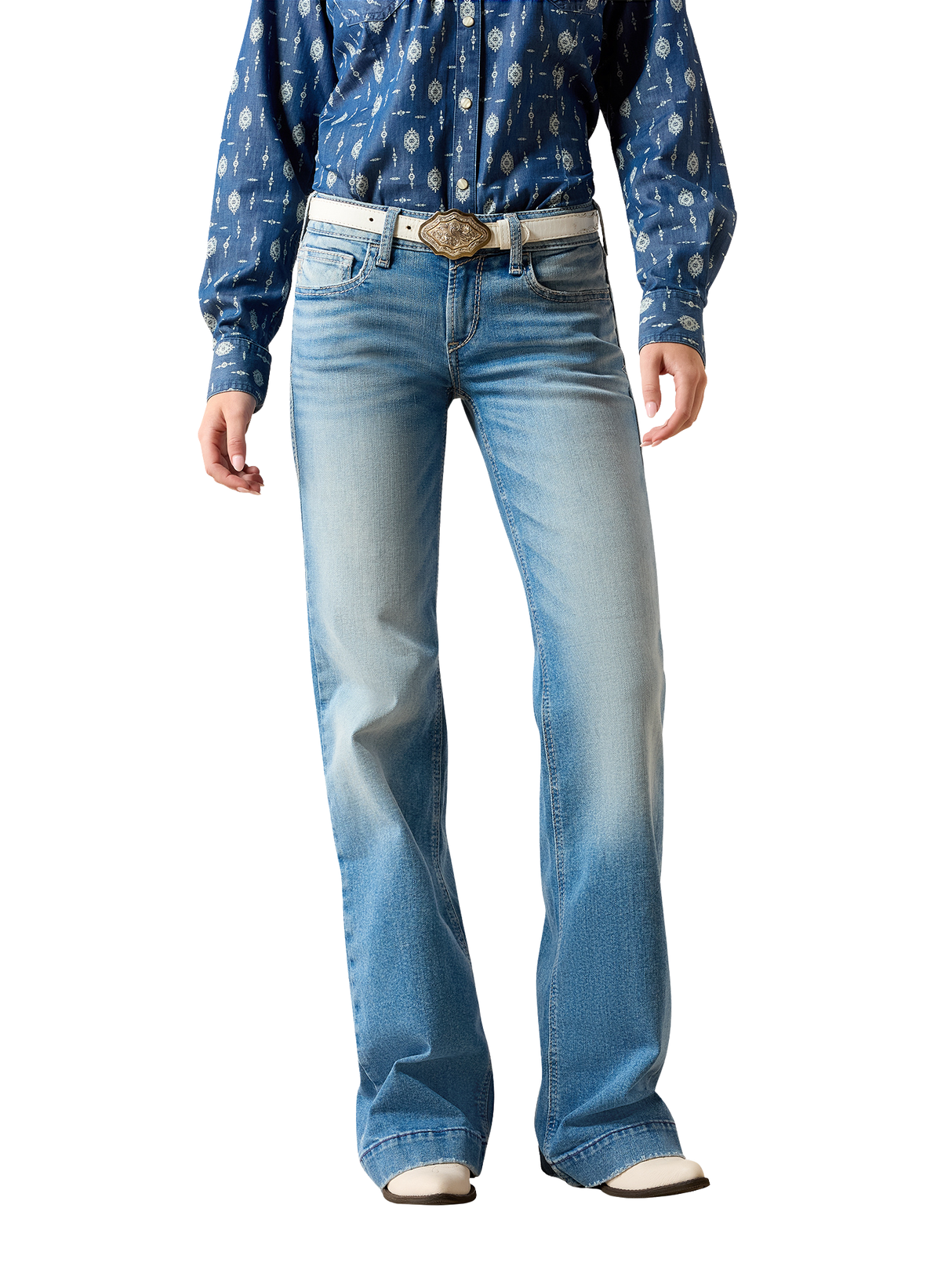 Jeans Western Clara Trouser taille mi-haute Yuba - Femme