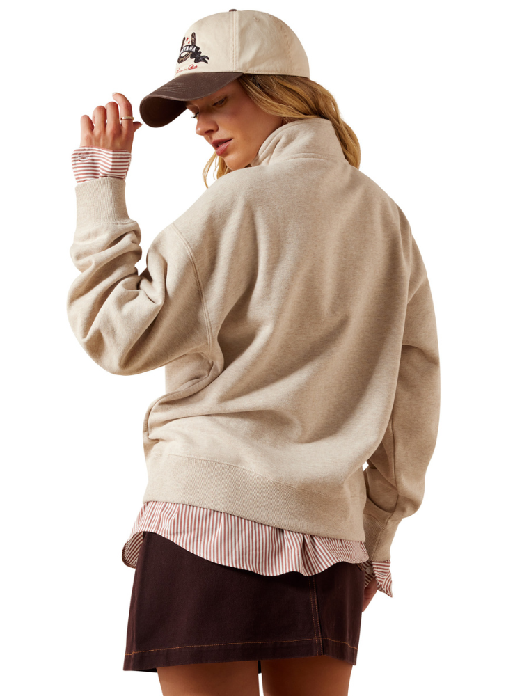 Chandail en molleton demi-zip Running Wild - Femme