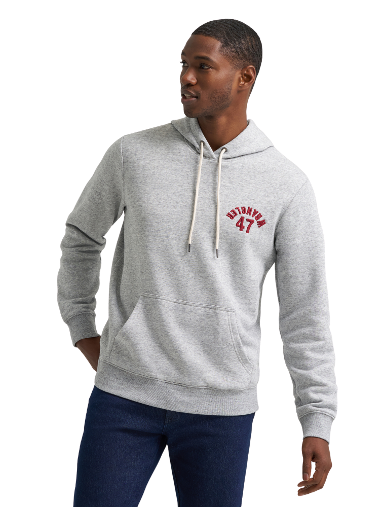 Chandail en molleton à capuchon Brodé "Wrangler 47" - Homme
