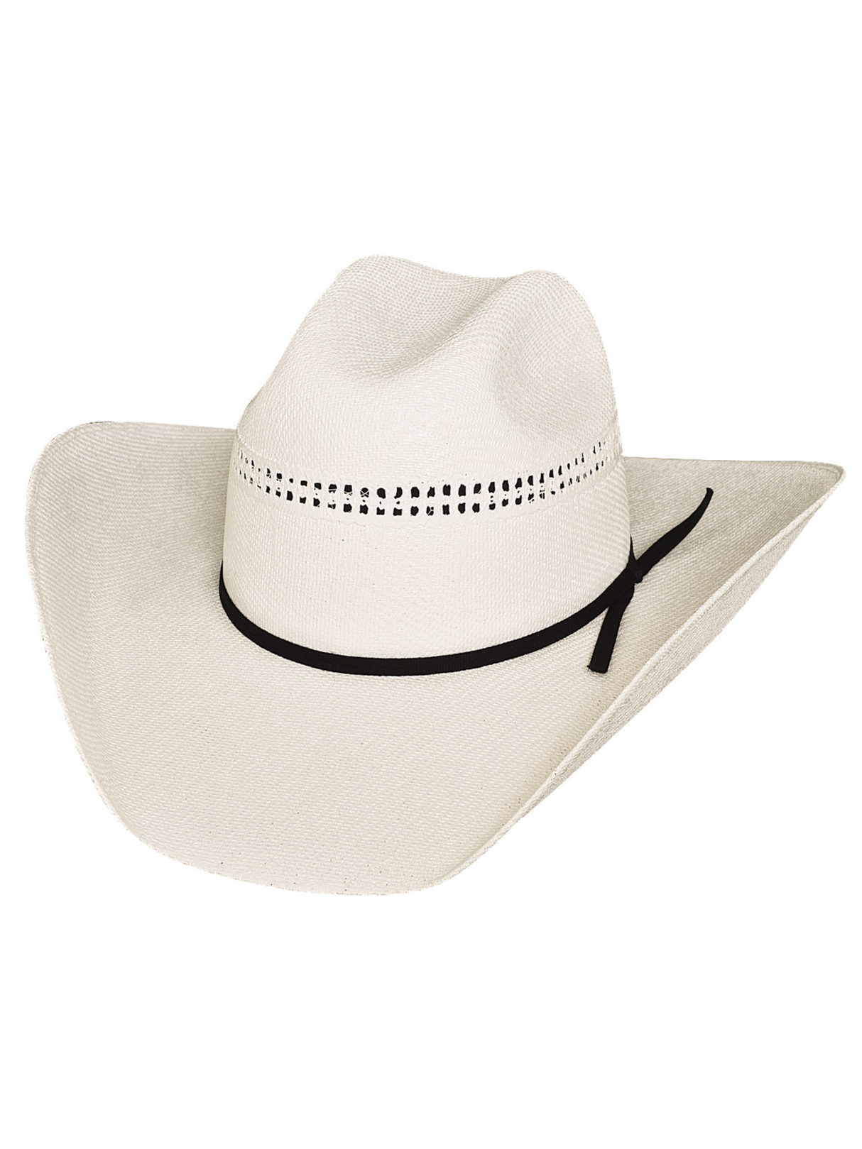 White Gold Linen Western Hat 10X - Adult