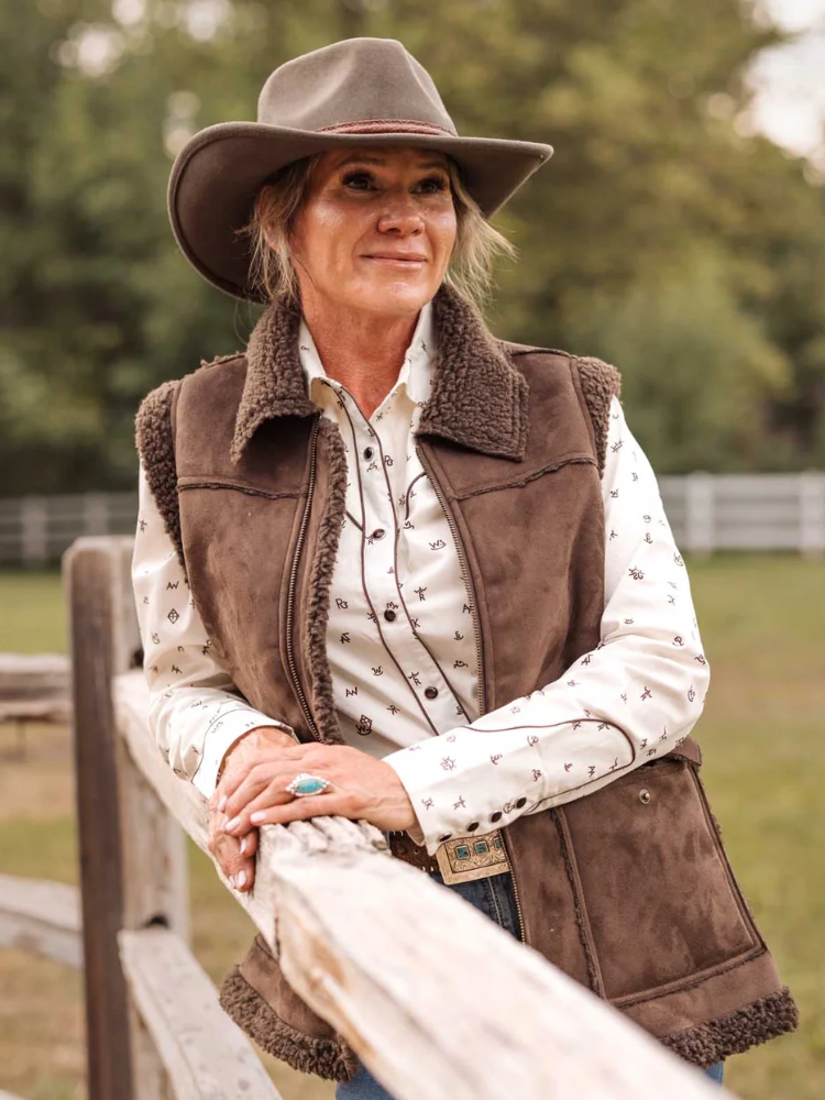 Chemise western Cattle Brand - Femme